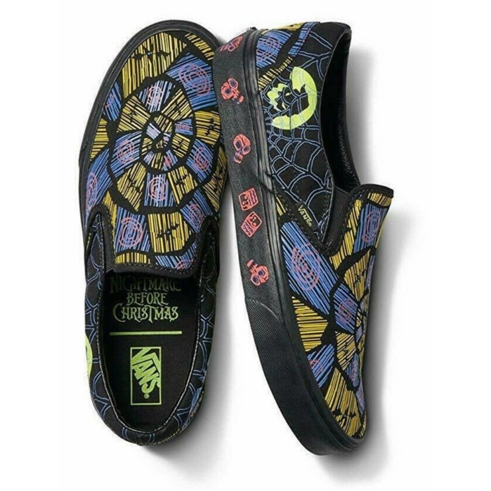 Disney Oogie Boogie slip on vans